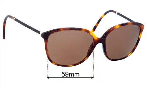 Burberry B 4118-Q Replacement Lenses 59mm wide 
