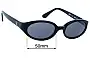 Sunglass Fix Replacement Lenses for Calvin Klein CK4012 - 50mm Wide 