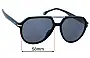 Sunglass Fix Replacement Lenses for Carrera 315/S - 58mm Wide 
