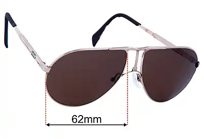 Carrera 5306 Replacement Lenses 62mm wide 