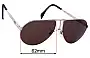 Sunglass Fix Ersatzgläser für Carrera 5306 - 62mm Wide 