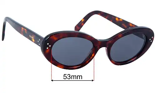 Celine CL 40193I Ersatzlinsen 53mm wide 