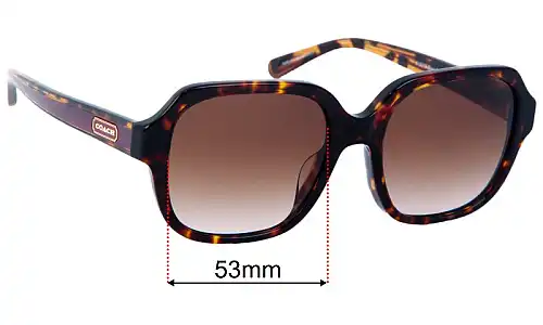 Coach HC8335U Lentes de Repuesto 53mm wide 