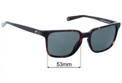 Costa Del Mar Kailano Replacement Lenses 53mm wide 