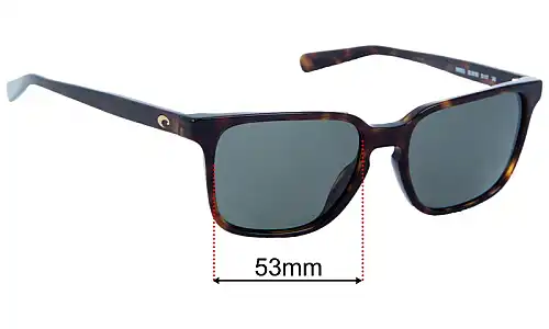 Costa Del Mar Kailano Replacement Lenses 53mm 