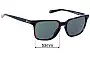 Sunglass Fix Verres de Remplacement pour Costa Del Mar Kailano - 53mm Wide 