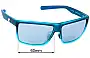 Sunglass Fix Verres de Remplacement pour Costa Del Mar Rinconcito - 60mm Wide 