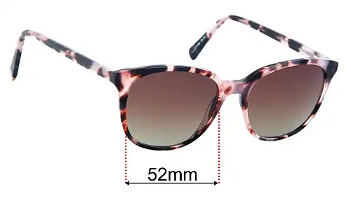 Sunglass Fix Replacement Lenses for Country Road CR 64 - 52mm Wide Country Road CR 64 Replacement Lenses 52mm wide