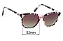 Sunglass Fix Replacement Lenses for Country Road CR 64 - 52mm Wide 