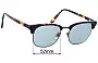 Sunglass Fix Replacement Lenses for Country Road CR 68 - 52mm Wide 