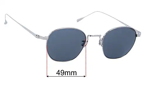 Hideo Kojima x J.F.Rey DS Cliff Replacement Lenses 49mm wide 