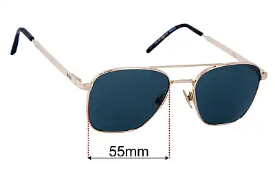Hugo Boss HG Sun Rx 08 Verres de Remplacement 55mm wide 