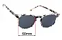Sunglass Fix Lentes de Repuesto para Komono The Beaumont - 50mm Wide 