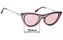 Le Specs Enchantress Lentilles de Remplacement 50mm wide 