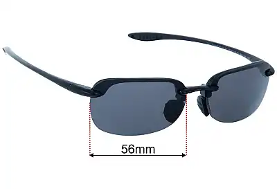 Maui Jim MJ408N Sandy Beach Replacement Lenses 56mm wide 