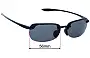 Sunglass Fix Lentes de Repuesto para Maui Jim MJ408N Sandy Beach - 56mm Wide 