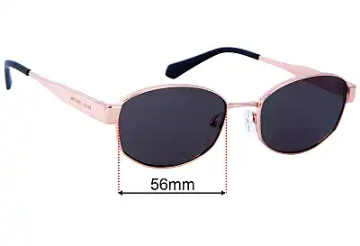Michael Kors MK1161 Monte Carlo Lentes de Repuesto 56mm wide 