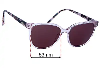 Mimco 03 Replacement Lenses 53mm wide 