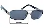 Sunglass Fix Replacement Lenses for Montblanc MB 1836S - 58mm Wide 