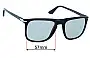 Sunglass Fix Lentes de Repuesto para Persol 3336-S - 57mm Wide 