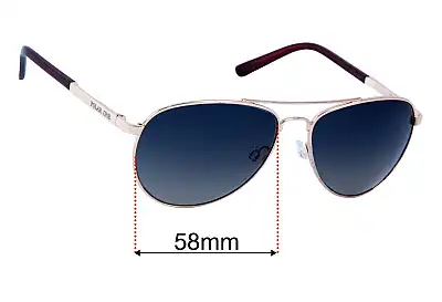 PolarOne PL 21846 Ersatzlinsen 58mm wide 