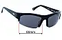 Sunglass Fix Replacement Lenses for Raie x Saski Paloma - 60mm Wide 