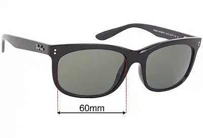 Ray-Ban RB2389 Balorette Replacement Lenses 60mm wide 