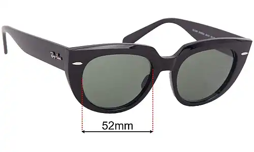Ray-Ban RB2286 Doreen Ersatzlinsen 52mm wide 