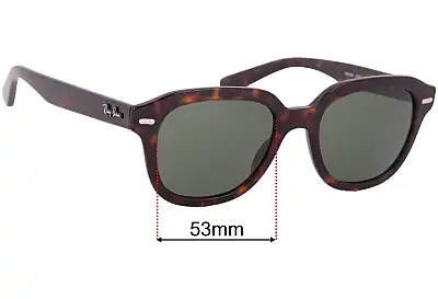 Ray-Ban RB4398 Erik Replacement Lenses 53mm wide 