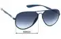Sunglass Fix Verres de Remplacement pour Ray-Ban RB4180 Liteforce - 58mm Wide 