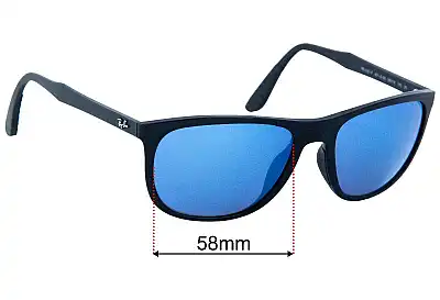 Ray-Ban RB4291-F Replacement Lenses 58mm wide 