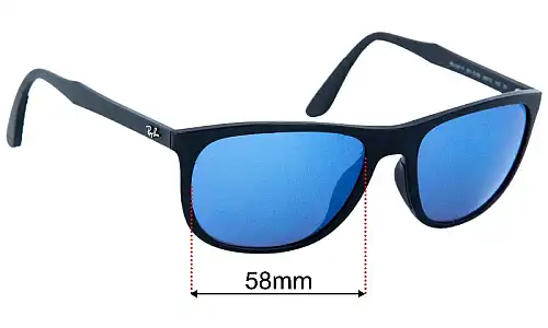 Ray-Ban RB4291-F Replacement Lenses 58mm wide 