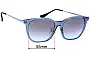 Sunglass Fix Replacement Lenses for Ray-Ban RB4333D - 55mm Wide 