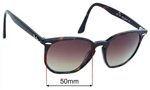 Ray-Ban RB7151 Ersatzlinsen 50mm wide 