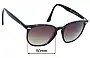 Sunglass Fix Ersatzgläser für Ray-Ban RB7151 Hexagonal Optics - 50mm Wide 