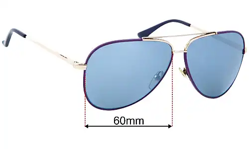 Salvatore Ferragamo SF131S Lentes de Repuesto 60mm wide 