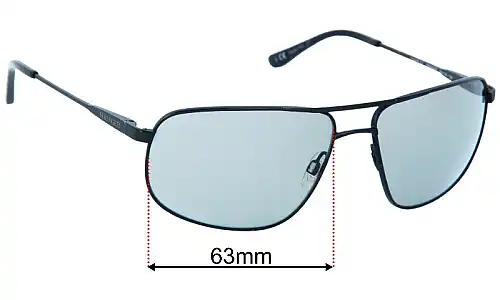 Serengeti Dante 2.0 Replacement Lenses 63mm wide 