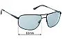 Sunglass Fix Replacement Lenses for Serengeti Dante 2.0 - 63mm Wide 