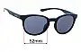 Sunglass Fix Verres de Remplacement pour Smith Eastbank - 52mm Wide 