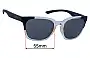 Sunglass Fix Lentes de Repuesto para Smith Founder - 55mm Wide 