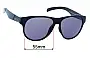 Sunglass Fix Replacement Lenses for Smith Townsend - 55mm Wide 
