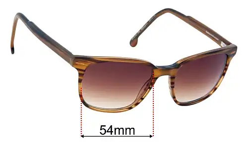 Specsavers ECO Larch Replacement Lenses 54mm wide 