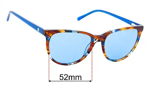 Specsavers Roxy Replacement Lenses 52mm wide 