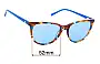 Sunglass Fix Replacement Lenses for Specsavers Roxy - 52mm Wide 