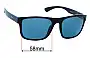 Sunglass Fix Ersatzgläser für Sunheist Cypress - 58mm Wide 