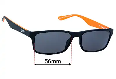 Superdry SDO Keijo Replacement Lenses 56mm wide 