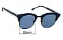 Sunglass Fix Replacement Lenses for Valley Larynx II - 50mm Wide 