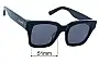 Sunglass Fix Verres de Remplacement pour Zulu & Zephyr Square - 51mm Wide 