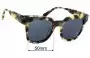 Sunglass Fix Replacement Lenses for AM Eyewear Melaine - 50mm Wide 