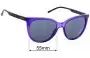 Sunglass Fix Replacement Lenses for Armani Exchange AX 4072S - 55mm Wide 
